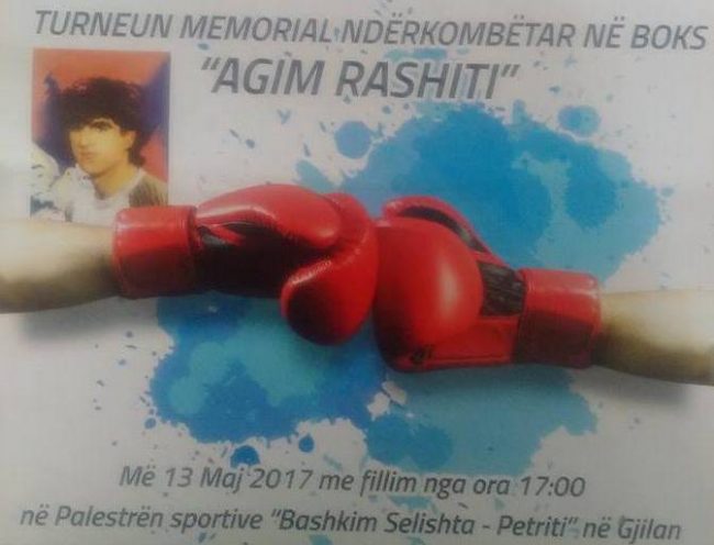 turneu memorial ndërkombëtar në boks “Agim Rashiti”