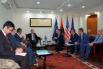  Ministri Lekaj takon ambasadorin hungarez dhe zyrtarët e Kompanisë  “Hungaria Kontroll”