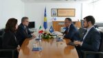  Ministri Hamza priti në takim ambasadorin e Italisë në Kosovë Piero Cristoforo Sardi