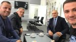  Presidenti i FFK-së, Agim Ademi pret në takim zyrtarët e FC Drita