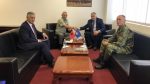  Ministri Berisha dhe gjeneral Rama pritën në takim lamtumirës atasheun ushtarak, kolonel Ahmet Leka