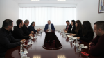  Ministri Rrustem Berisha priti një delegacion të Odës së Afaristëve të Kosovës