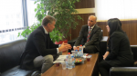  Shefi i Njësisë së Monitorimit të Rasteve nga EULEX vizitoi Prokurorinë e Gjilanit