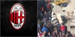  Gjiganti ‘Milan’ me mesazh për ngjarjet në Shqipëri, “Qëndroni të fortë”!