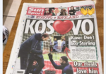  Ndeshja Kosovë-Angli në ballinën e gazetës britanike, të mahnitur me pritjen