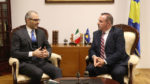  Ministri Mustafa priti në takim njoftues ambasadorin italian
