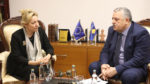  Ministri Veliu priti në takim shefen e zyrës së BE-së në Kosovë Apostolova