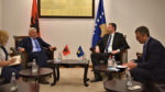  Ministri i Infrastrukturës priti në takim ambasadorin e Shqipërisë në Kosovë