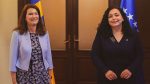 Presidentja e Kosovë priti në takim kryesuesen e OSBE-së, njëherësh ministre e Punëve të Jashtme të Suedisë