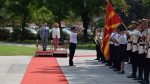  Ministri Mehaj pritet me nderimet më të larta ushtarake nga ministrja Shekerinska-Jankovska