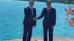  Në Forumin Strategjik të Bledit, kryeministri Kurti takoi presidentin e Sllovenisë, Borut Pahor