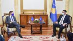  Kryetari i Kuvendit Glauk Konjufca priti në takim ambasadorin e BE-së,Tomas Szunyog