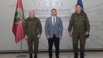 Në Ministrinë e Mbrojtjes bëhet pranim dorëzimi i detyrës së Komandantit të FSK-së nga gjeneral Rama dhe gjeneral Jashari