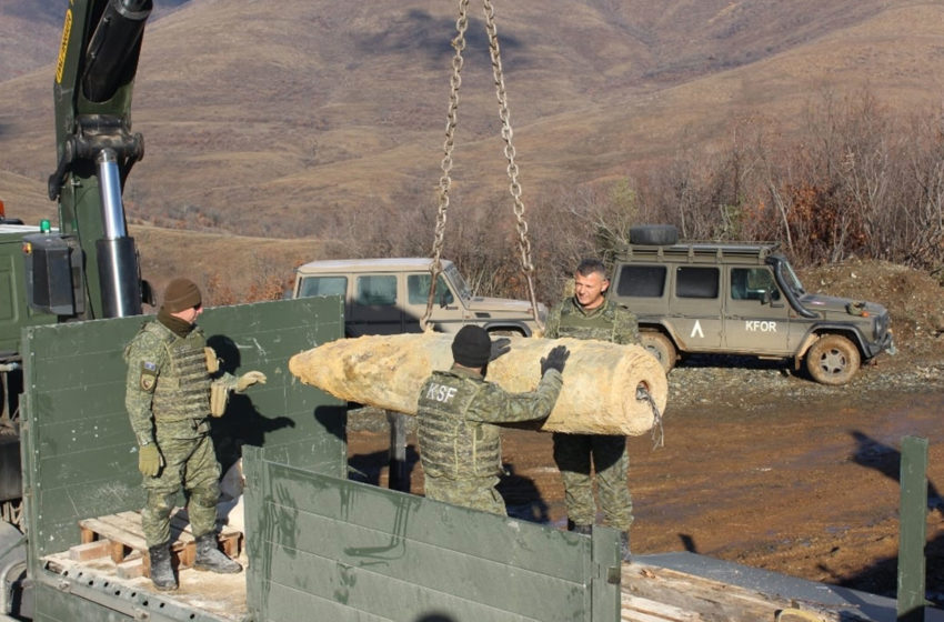  FSK: Operacion i suksesshëm i shkatërrimit të bombës 907 kg