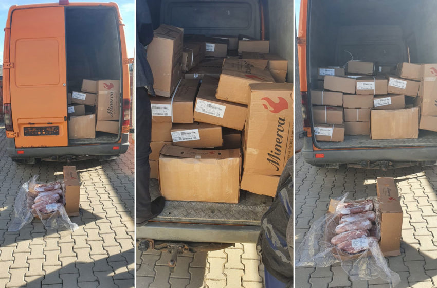  Policia kufitare parandalon një rast kontrabande dhe sekuestron tre mijë kg mish me prejardhje nga Brazili