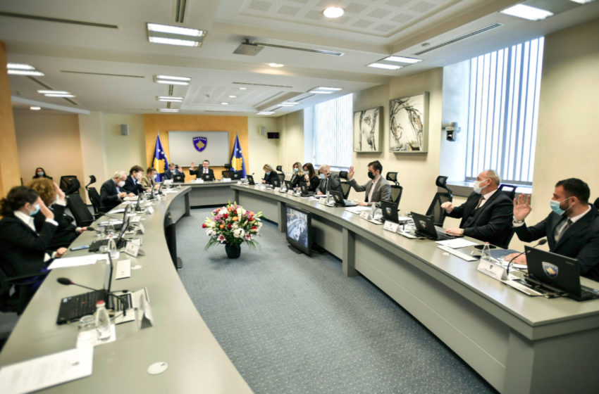  Vendimet e Qeverisë së Kosovës në mbledhjen e 61-të të saj