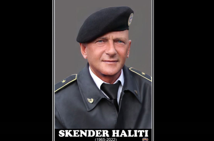  Telegram ngushëllimi i Ministrit të Mbrojtjes me rastin e ndarjes nga jeta të kolonelit të FSK-së në pension, Skender Halitit