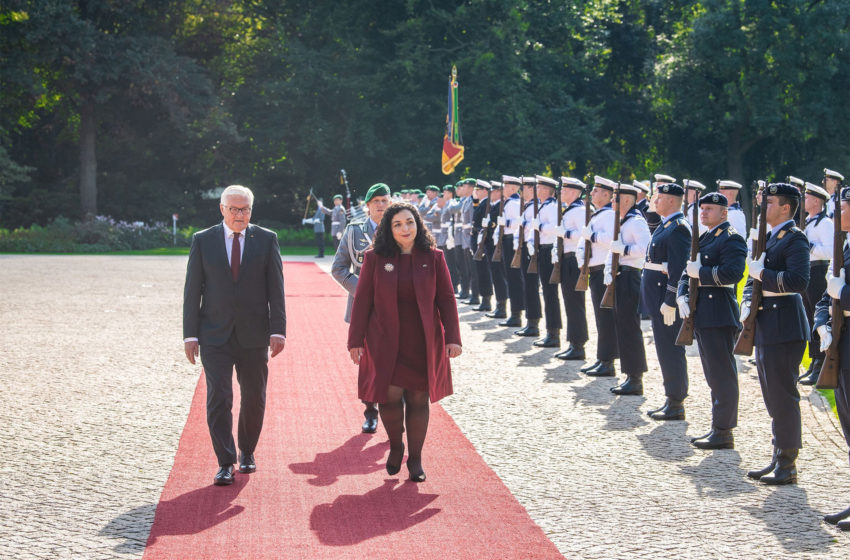  Presidenti Steinmeier e uron Presidenten Osmani për Ditën e Pavarësisë