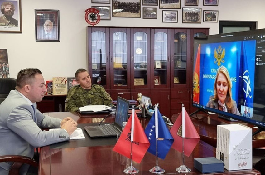  Ministri Mehaj bisedoi me Ministren e Mbrojtjes së Malit të Zi, znj. Olivera Injac