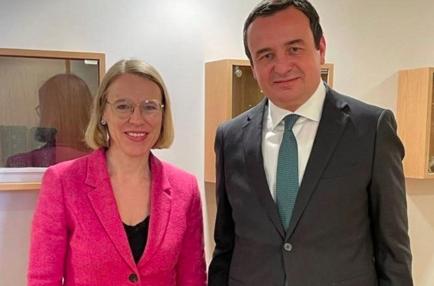  Kryeministri Kurti takoi Ministren e Punëve të Jashtme të Norvegjisë, Anniken Huitfeldt