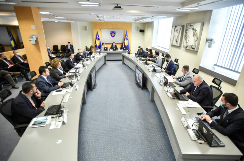  Ja çfarë miratoi Qeveria e Kosovës në mbledhjen e saj të radhës