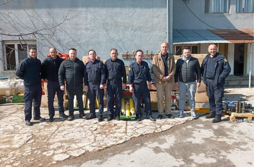  Zjarrfikësit austriak japin një donacion për zjarrfikësit vitias, transporti tij u bë falas nga vëllezërit Ramadani nga Fshati i Ri