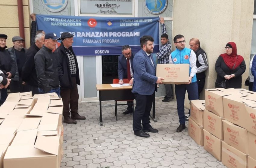  KBI – Gjilan dhuron 90 pako ushqimore për nder të fillimit të Ramazanit