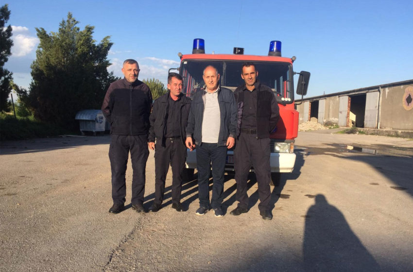  Drejtori i Shërbimeve Publike, Basri Aliu vizitoi njësitin e Zjarrfikësve në Viti