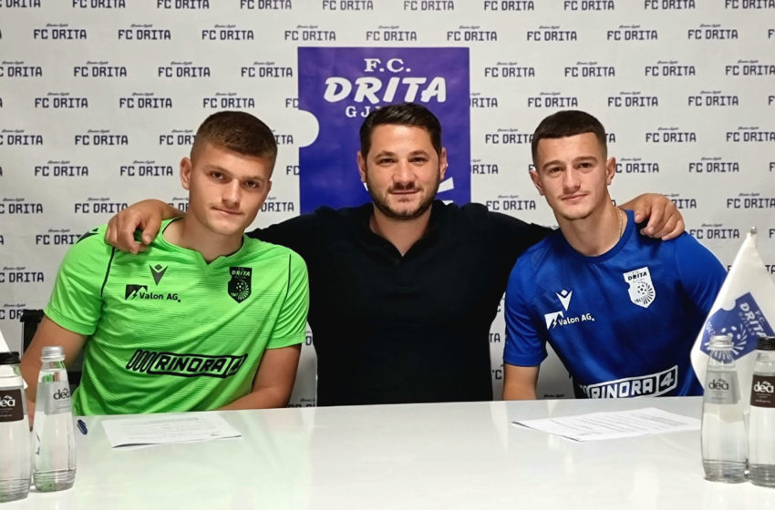  FC Drita nënshkruan kontrata profesionale me dy talentët nga akademia e klubit