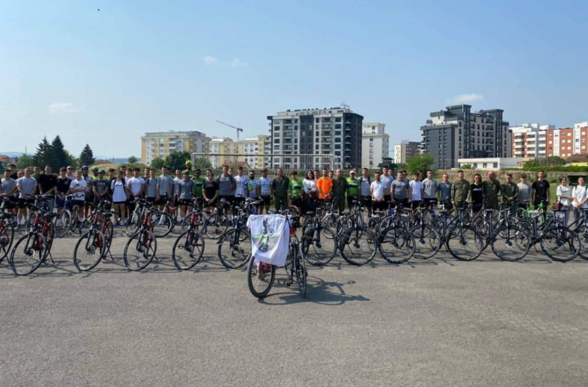  FSK në bashkëpunim me institucionet komunale realizojnë shëtitjen me biçikleta me nxënësit nga shkollat e mesme të Gjilanit
