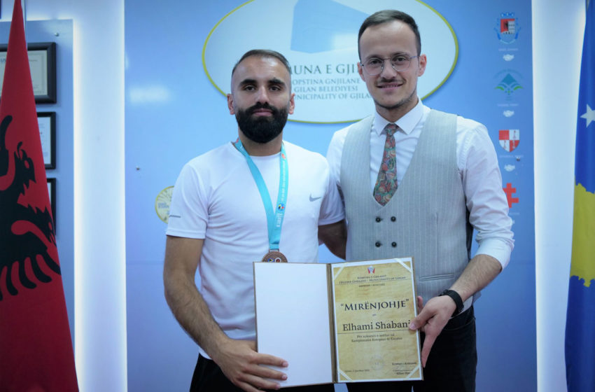  I pari i komunës së Gjilanit ndjehet krenar me të arriturat e sportistëve tanë