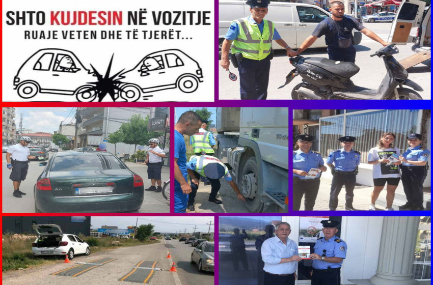  Aktivitete javore në komunikacionit rrugor, Drejtoria Rajonale e Policisë në Gjilan