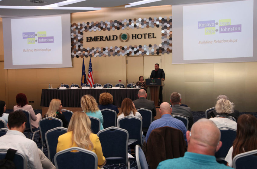  Ministri Mehaj mori pjesë në sesionin e hapjes së konferencës “Bashkëpunimi komunal në mes Iowa-s dhe Kosovës”