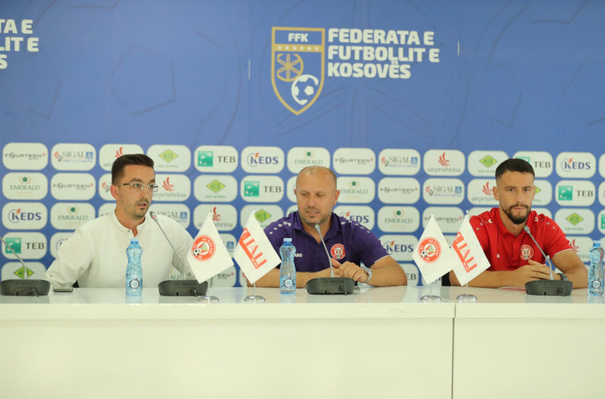  Kryetrajneri Ramadani dhe futbollisti Dabiqaj flasin para sfidës, SC Gjilani – FK Liepaja