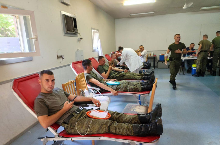  FSK-ja dhuron gjak në mbështetje të Qendrës së Transfuzionit të Gjakut