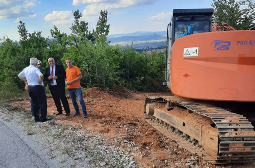  Kryetari Haliti vizitoi punimet në rrugën Debelldeh-Buzovik