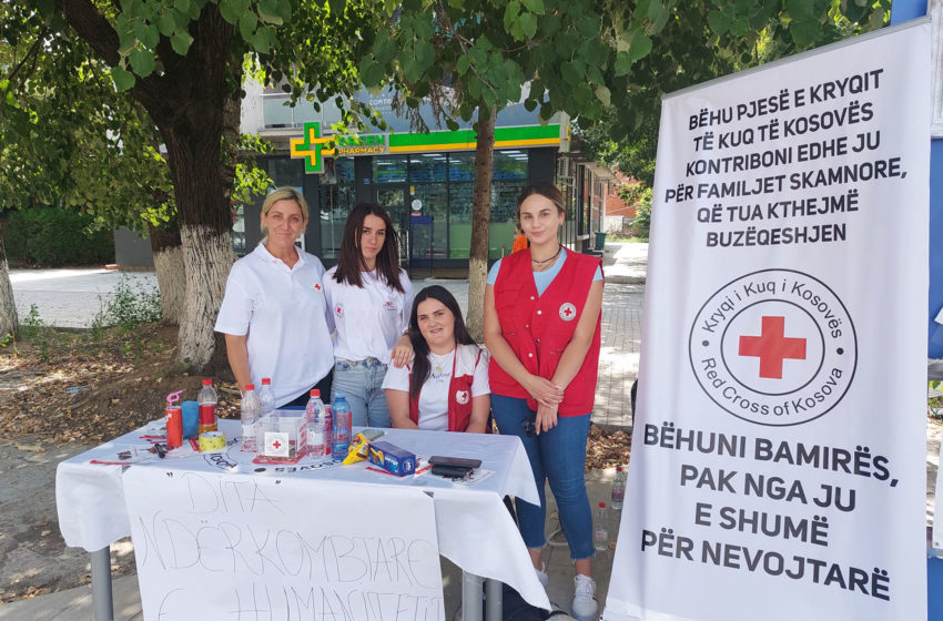  Kryqi i Kuq në Kamenicë falënderon vullnetmirët që po e mbështesin vazhdimisht në aktivitete  humanitare