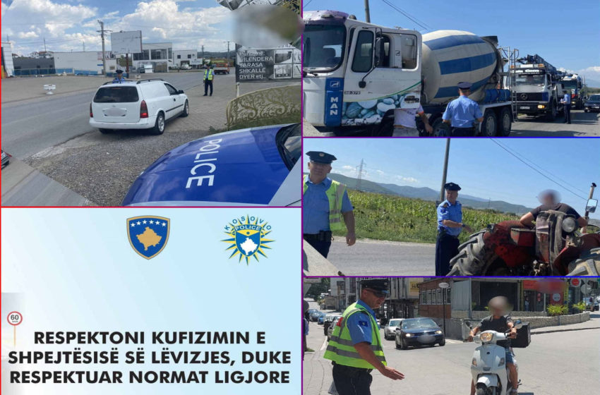  Drejtoria Rajonale e Policisë në Gjilan: Aktivitete javore të komunikacionit rrugor