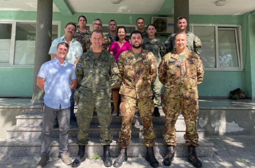  Delegacioni Italian i Grupit Shumëkombësh të Bashkëpunimit Civilo-Ushtarak vizitoi FSK-në
