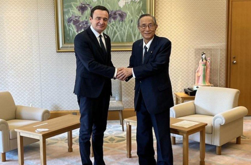  Kryeministri Kurti takon Kryetarin e Kuvendit të Japonisë, Hiroyuki Hosoda
