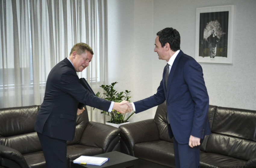  Kryeministri Kurti pranoi Raportin e Komisionit Evropian për Kosovën nga Ambasadori Szunyog