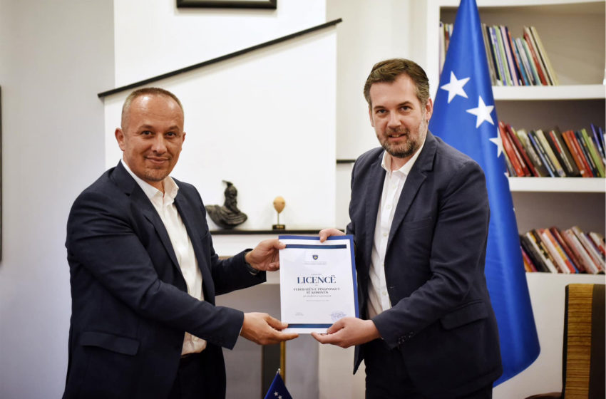  Licenca e parë, Federatës së Pingpongut të Kosovës