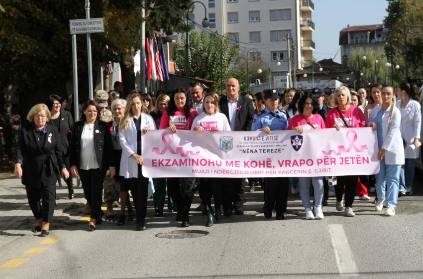  Komuna e Vitisë me marsh sensibilizues kundër kancerit të gjirit