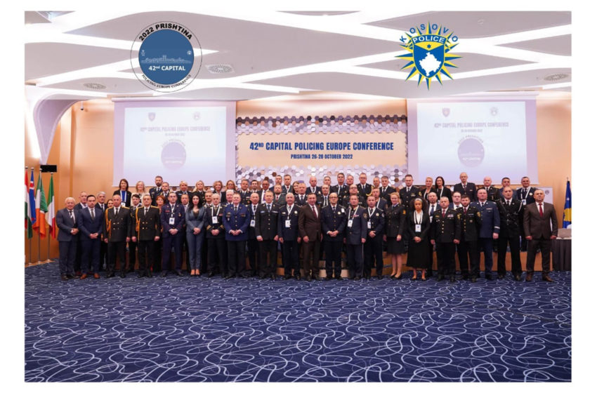  Drejtorët e policive të 26 kryeqyteteve Evropiane moren pjesë në konferencën e 42-të e cila u mbajt në Prishtinë