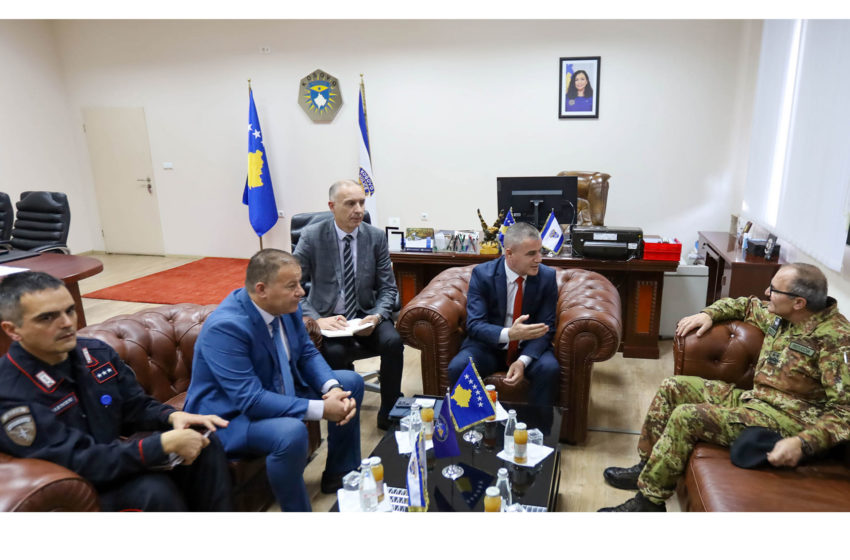  Ud. Drejtori i Përgjithshëm i Policisë së Kosovës, z. Hoti priti në takim komandantin e ri të KFOR-it, z. Ristuccia