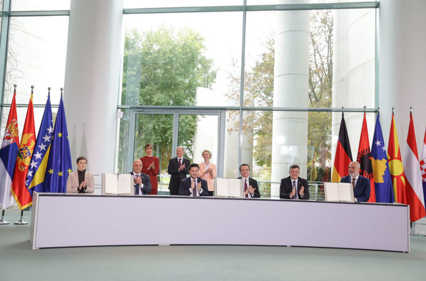  Nënshkruhen tri marrëveshje në kuadër të Procesit të Berlinit