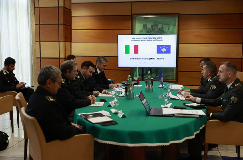  Nënshkruhet plani bilateral në fushën e mbrojtjes për vitin 2023 ndërmjet Kosovës dhe Italisë