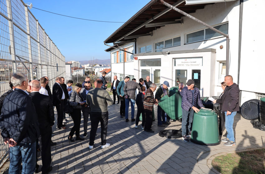  Komuna e Gjilanit nis implementimin e pilot-projektit të kompostimit të mbeturinave organike në Zabel të Sahitagës