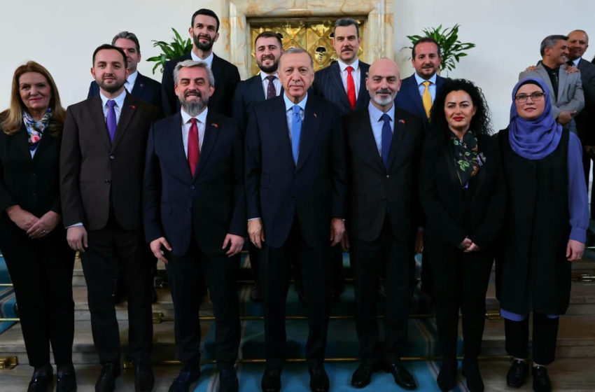  Delegacioni i Kuvendit takoi presidentin e Turqisë, Recep Tayyip Erdogan