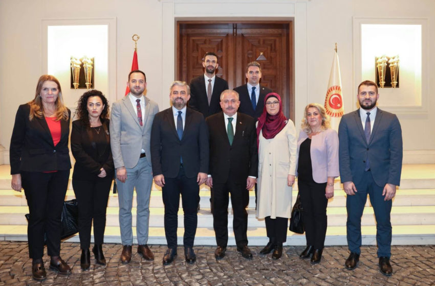  Grupi Miqësisë Kosovë-Turqi takoi kryetarin e Kuvendit të Madh të Turqisë, Mustafa Sentop